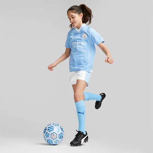 PUMA MANCHESTER CITY HOME JERSEY SHIRT JUNIOR 2023-2024