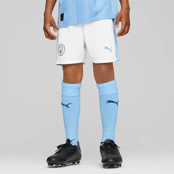 PUMA MANCHESTER CITY HOME SHORT JUNIOR 2023-2024