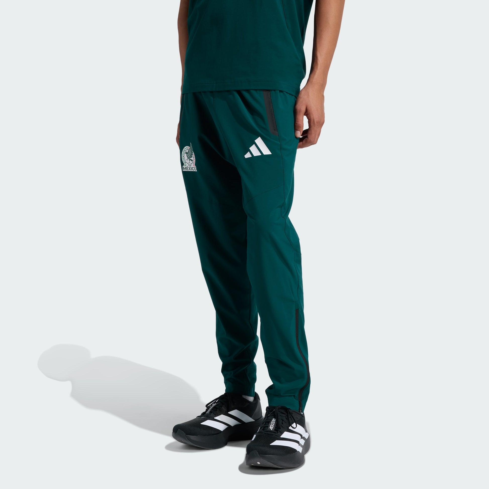 Adidas FMF Mexico Travel Pants groen, , Kickoff Antwerpen. voetbalshop