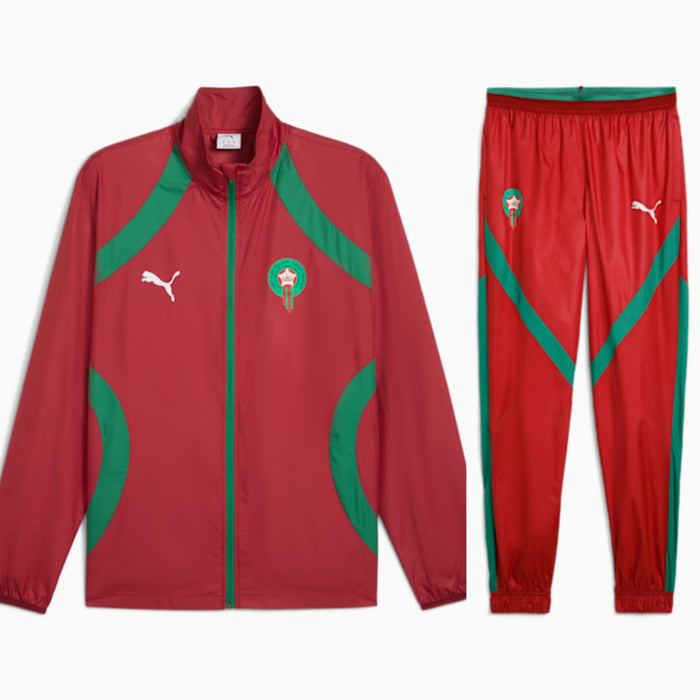 Puma FRMF Marokko Prematch Woven Trainingspak - Kickoff Antwerpen