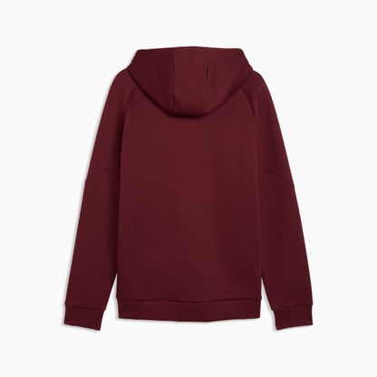 Puma FPF Portugal PumaTech Full Zip Hoodie Trainingspak 2026-2028 in marineblauw met officieel Portugees bondsembleem, verkrijgbaar bij Kickoff Antwerpen dé voetbalshop van stad.