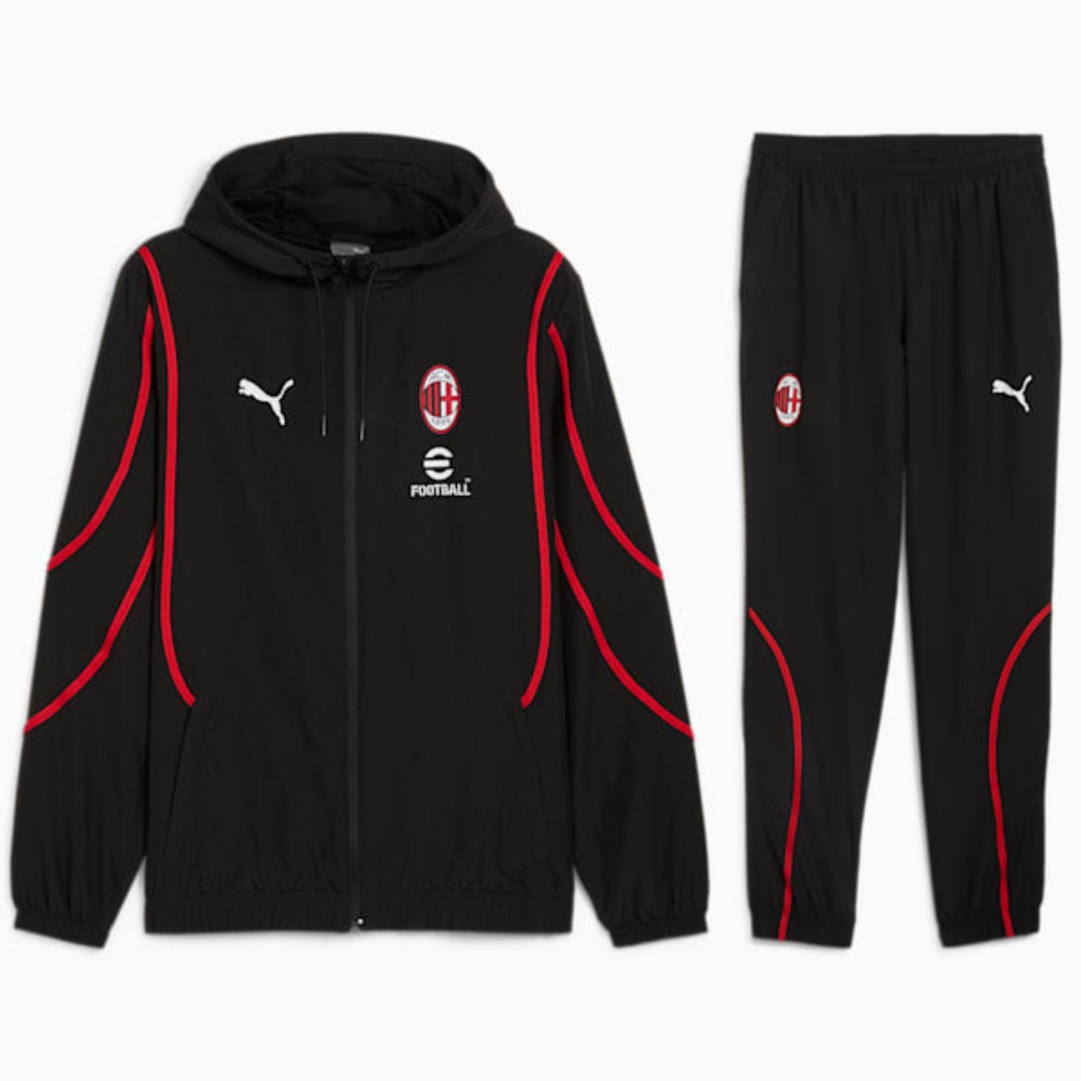  Puma AC Milan Prematch Woven Trainingspak 2024-2025 | Kickoff Antwerpen