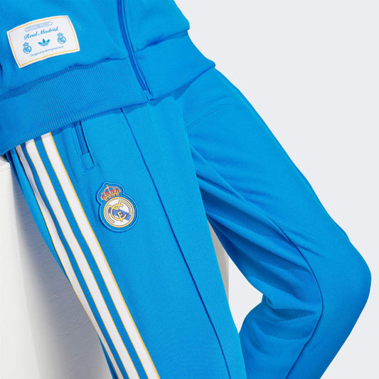 Real Madrid Terrace Icons Trainingsbroek Kids – full-length profiel in blauw
