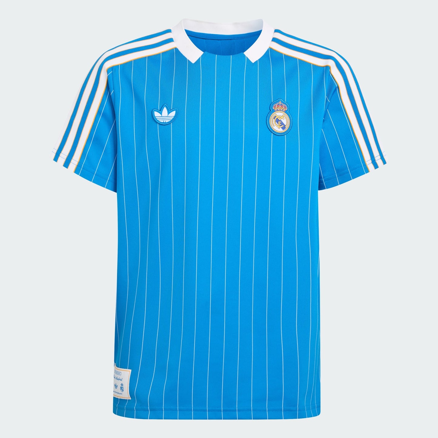 Adidas Real Madrid Icon Jersey Kids – retro blauw voetbalshirt voor kinderen