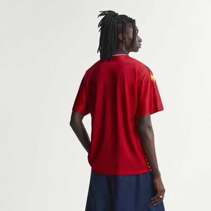 Adidas FEF Spanje Home 1994 Retro Football Shirt Jersey rood officieel retro voetbalshirt heren Kickoff Antwerpen de voetbalshop van Antwerpen
