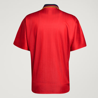 Adidas FEF Spanje Home 1994 Retro Football Shirt Jersey rood officieel retro voetbalshirt heren Kickoff Antwerpen de voetbalshop van Antwerpen
