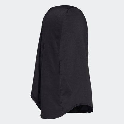 ADIDAS Adjustable Hijab zwart mesh met verstelbare band, te koop bij Kickoff Antwerpen, uw voetbalshop.