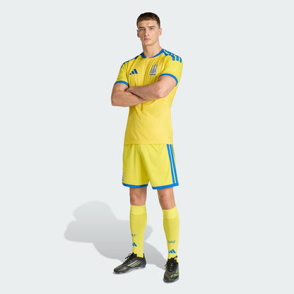 ADIDAS UAF UKRAINE HOME FOOTBALL SHIRT JERSEY