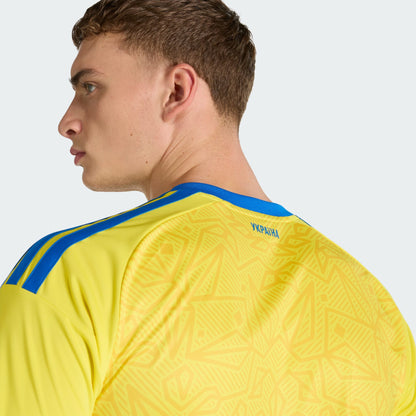 ADIDAS UAF UKRAINE HOME FOOTBALL SHIRT JERSEY