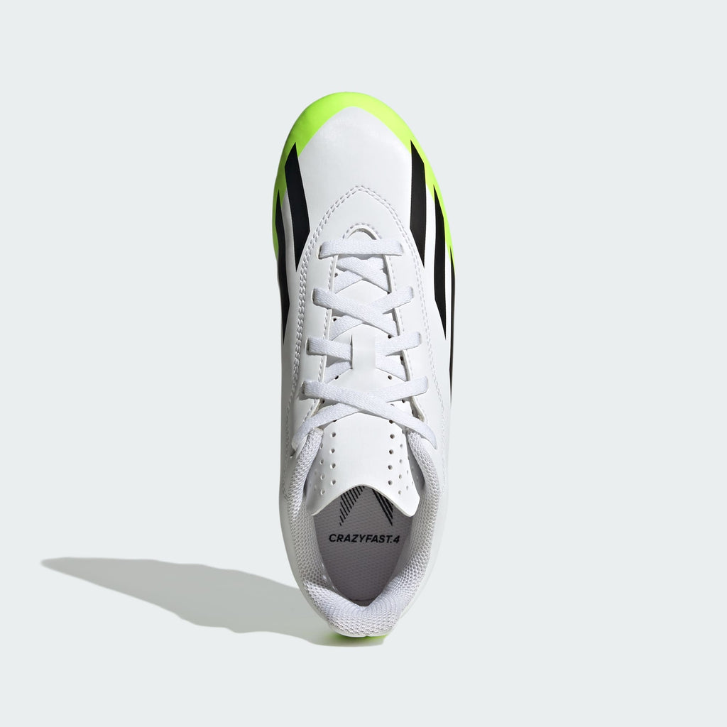 adidas X Crazyfast.4 FxG Junior Voetbalschoen - Bovenaanzicht