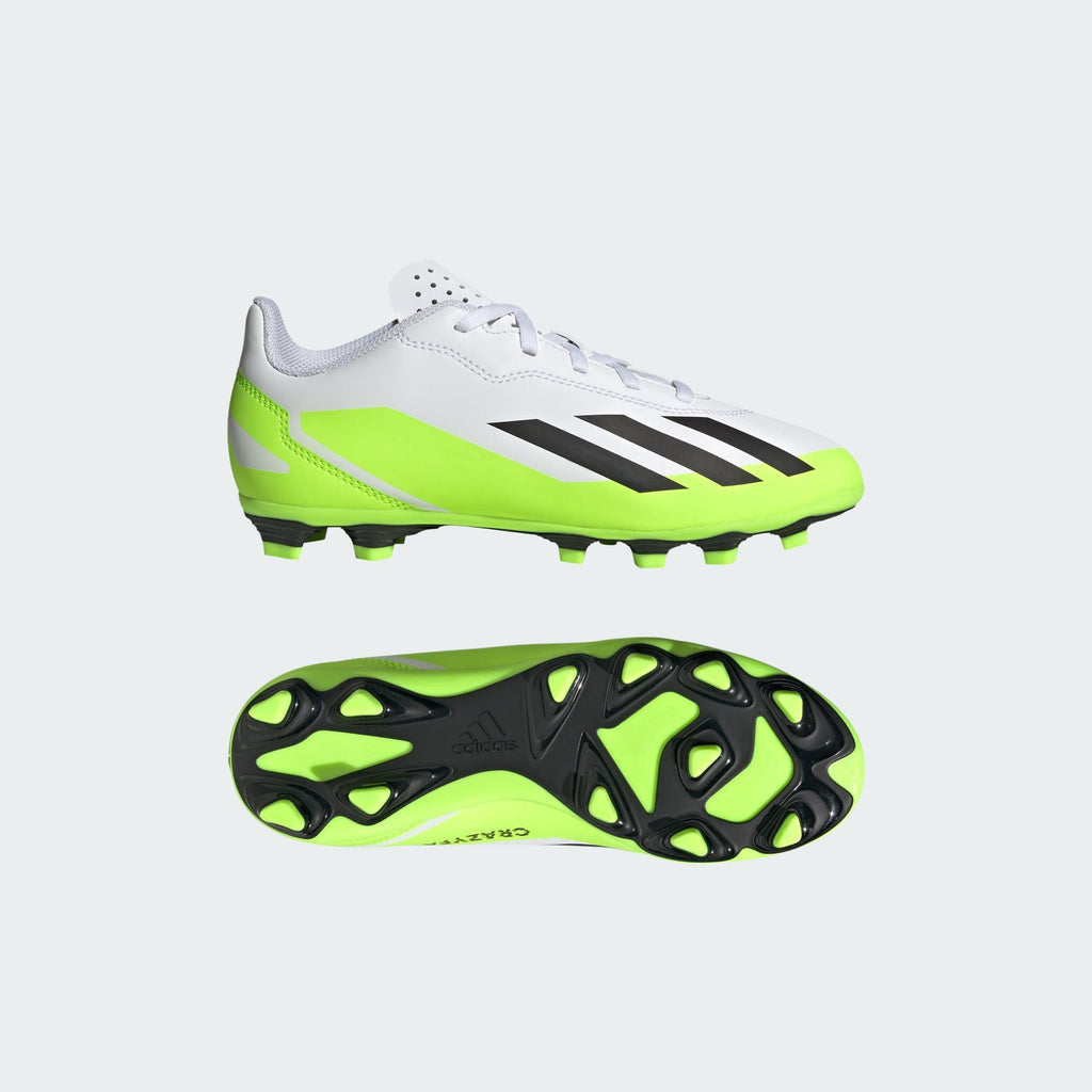 adidas X Crazyfast.4 FxG Junior Voetbalschoen - Zijaanzicht