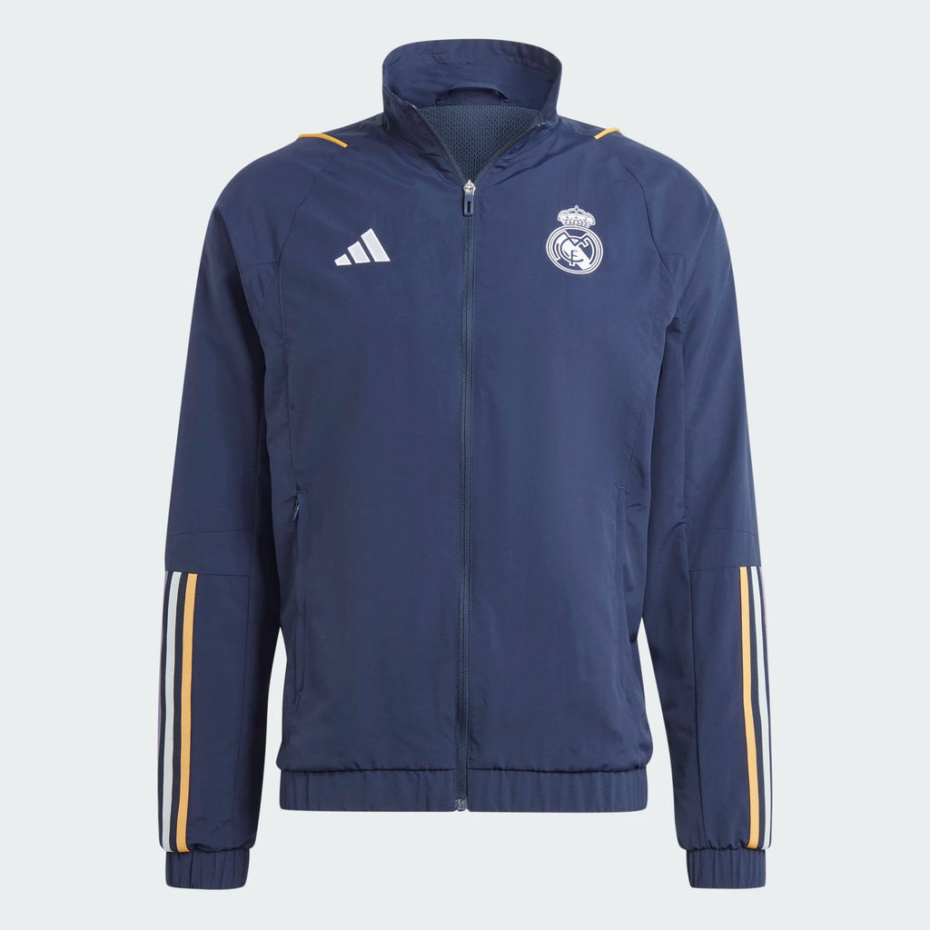 ADIDAS REAL MADRID PRESENTATION SUIT  TRAININGSPAK 2023-2024 KIDS