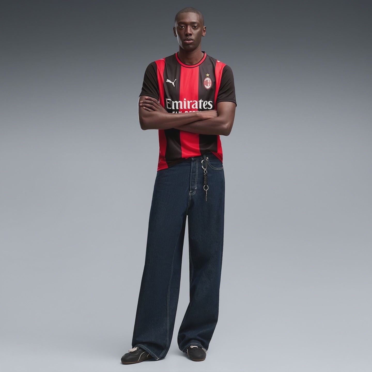 Puma AC Milan Home Jersey 2026-2027 officieel thuisshirt rood zwart heren Kickoff Antwerpen de voetbalshop van Antwerpen