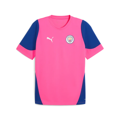 PUMA Manchester City Training Jersey 2025 2026 Fluro Pink Pes - Vivid Blue Kickoff Antwerpen  voetbalshop voetbalshirt