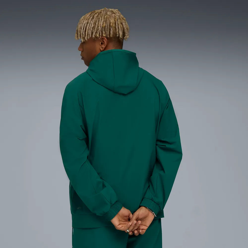 PUMA Manchester City PUMATECH Woven Jacket 2025 2026 GROEN heren officiële merchandise Kickoff Antwerpen