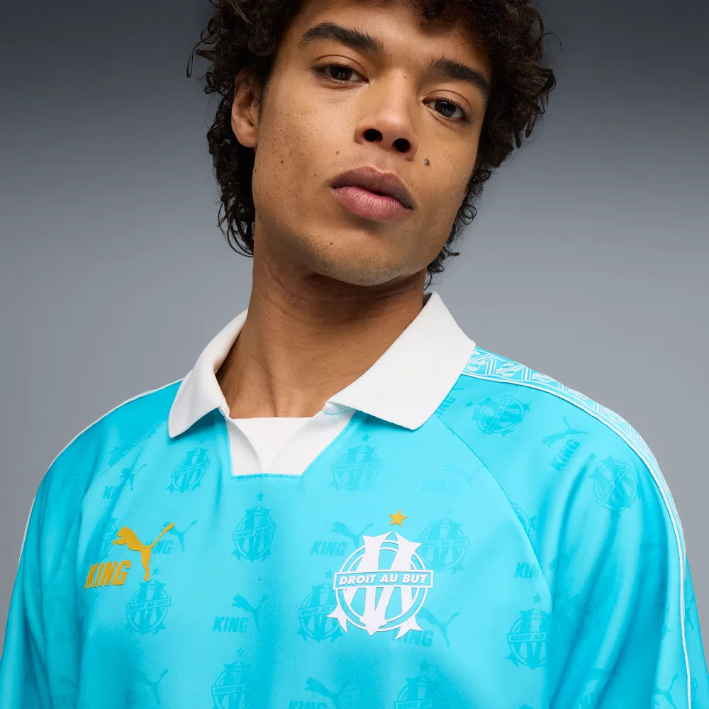 PUMA King Olympique de Marseille Retro Jersey - Kickoff Antwerpen Voetbalshop