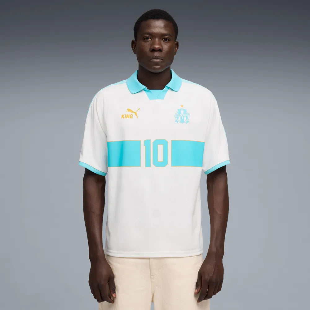 PUMA King Olympique de Marseille Retro Jersey - Kickoff Antwerpen Voetbalshop