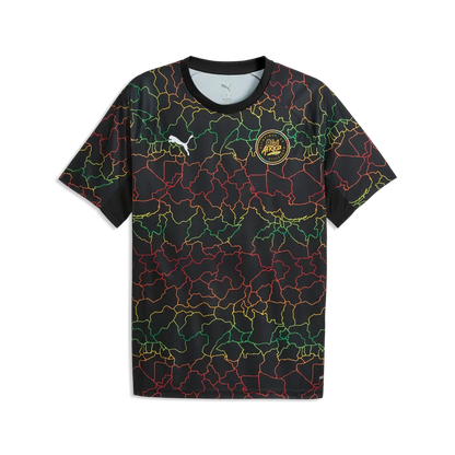 Puma Olympique Marseille Africa special edition voetbalshirt met clubdetails op model Kickoff Antwerpen