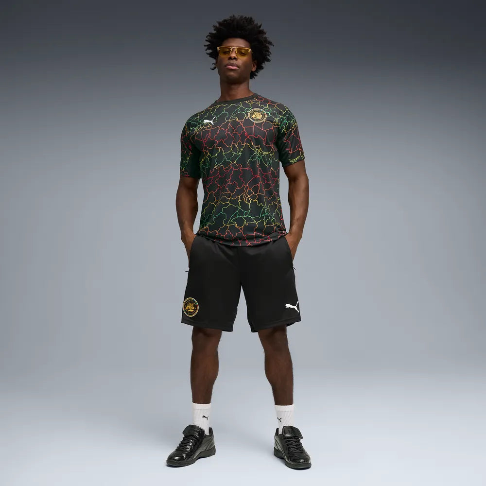 Puma Olympique Marseille Africa special edition voetbalshirt met clubdetails op model Kickoff Antwerpen