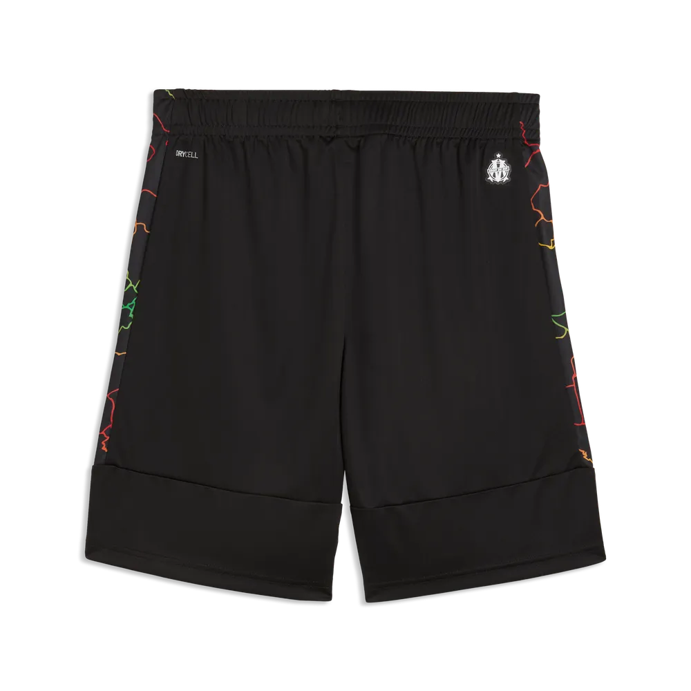 Puma Olympique Marseille Africa special edition voetbalshort 2026 2027 heren met clubdetails op model Kickoff Antwerpen