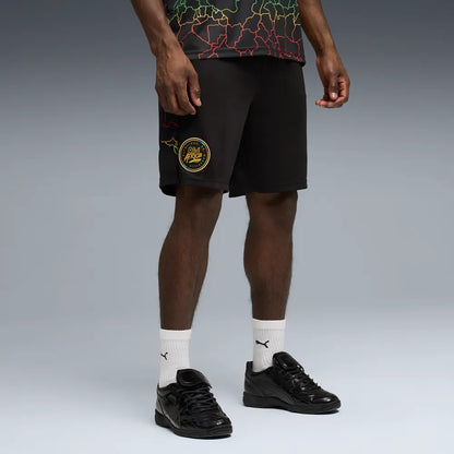Puma Olympique Marseille Africa special edition voetbalshort 2026 2027 heren met clubdetails op model Kickoff Antwerpen