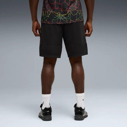 Puma Olympique Marseille Africa special edition voetbalshort 2026 2027 heren met clubdetails op model Kickoff Antwerpen