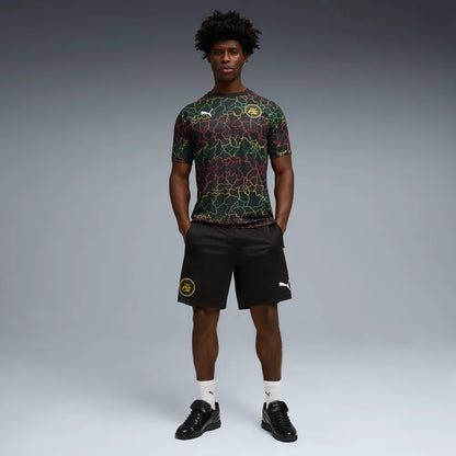 Puma Olympique Marseille Africa special edition voetbalshort 2026 2027 heren met clubdetails op model Kickoff Antwerpen