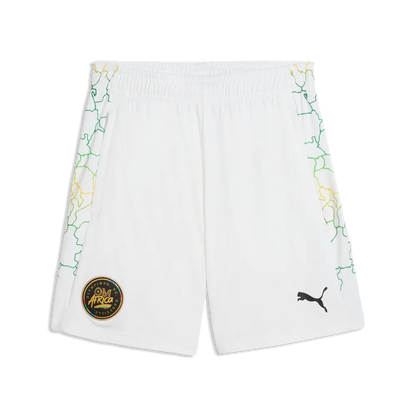 Puma Olympique Marseille Africa special edition voetbalshort 2026 2027 heren met clubdetails op model Kickoff Antwerpen