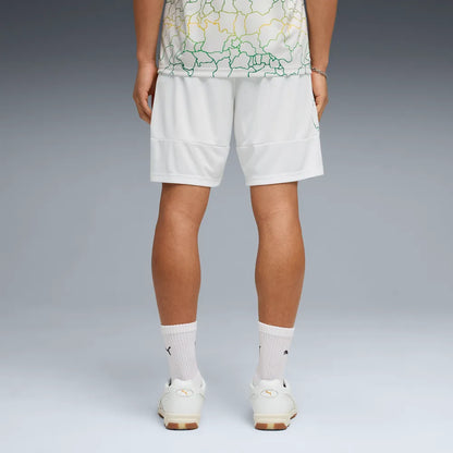 Puma Olympique Marseille Africa special edition voetbalshort 2026 2027 heren met clubdetails op model Kickoff Antwerpen