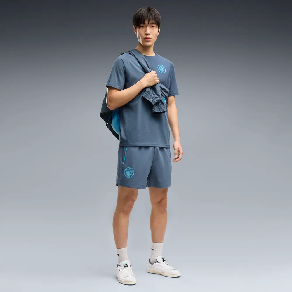 PUMA MCFC PUMATECH Relaxed Woven Shorts 786266-26 - modelbeeld 3