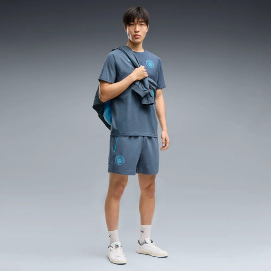 PUMA MCFC PUMATECH Relaxed Woven Shorts 786266-26 - modelbeeld 3